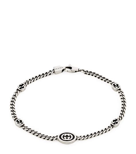 gucci thin interlocking g bracelet